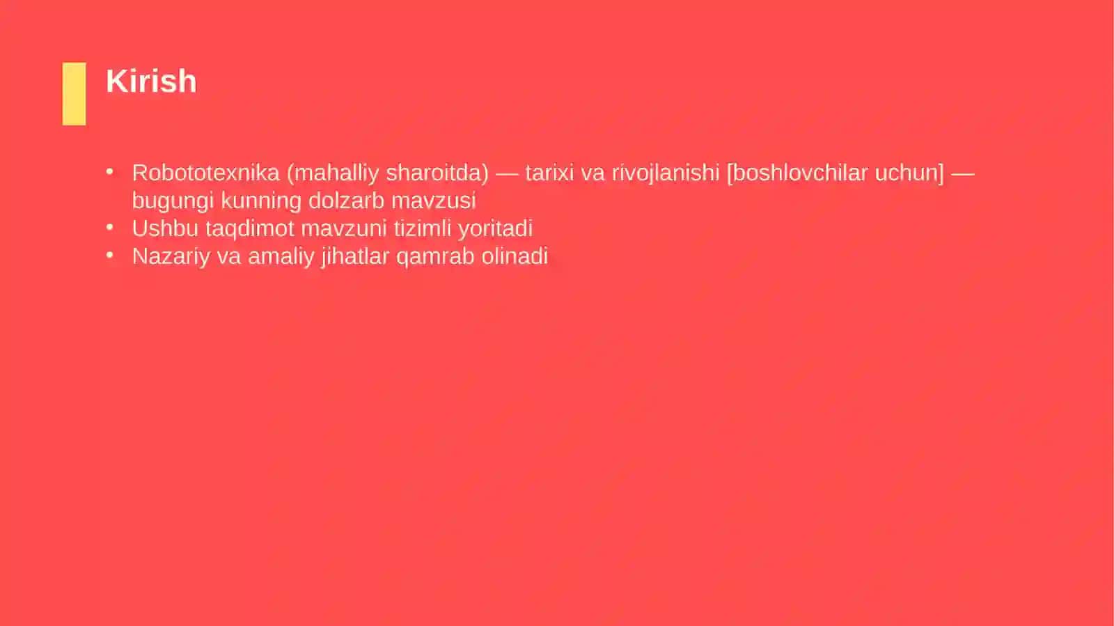 Robototexnika (mahalliy sharoitda) — tarixi va rivojlanishi [boshlovchilar uchun] 3