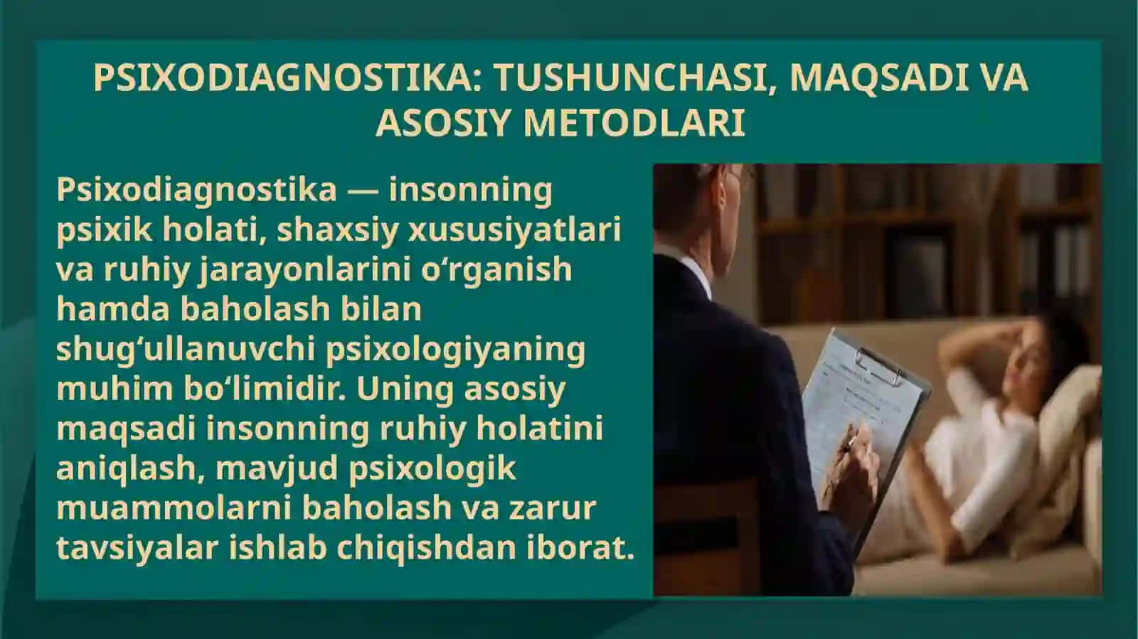 Psixodiagnostika va psixoterapiya 3