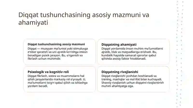 Diqqat va uning ahamiyati 3