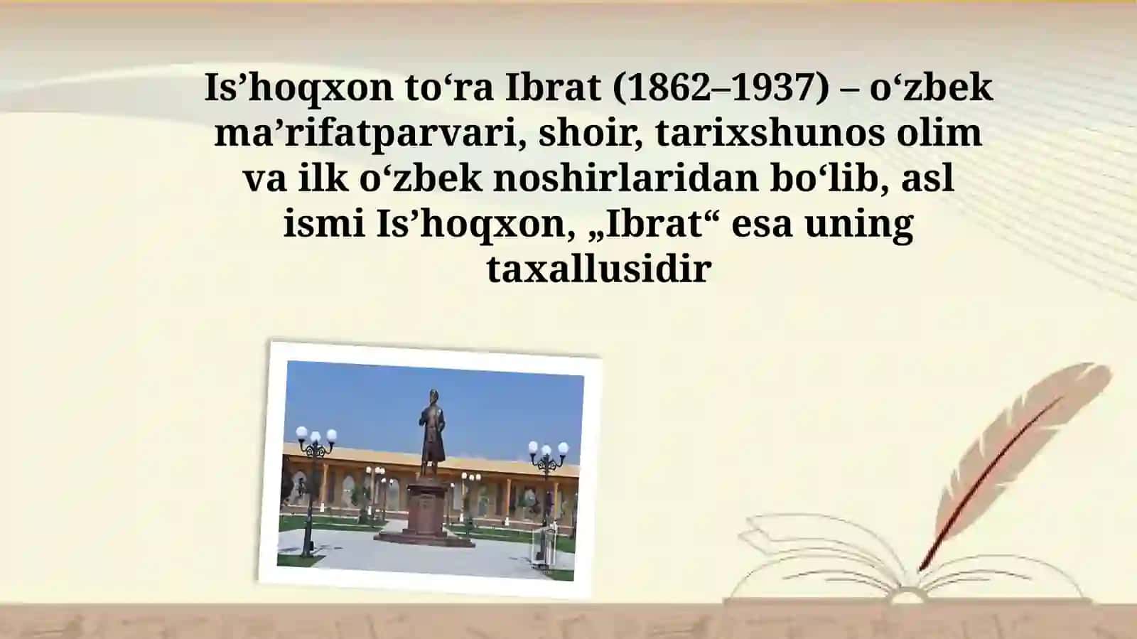 Is’hoqxon Ibratning hayoti va ijodi 3