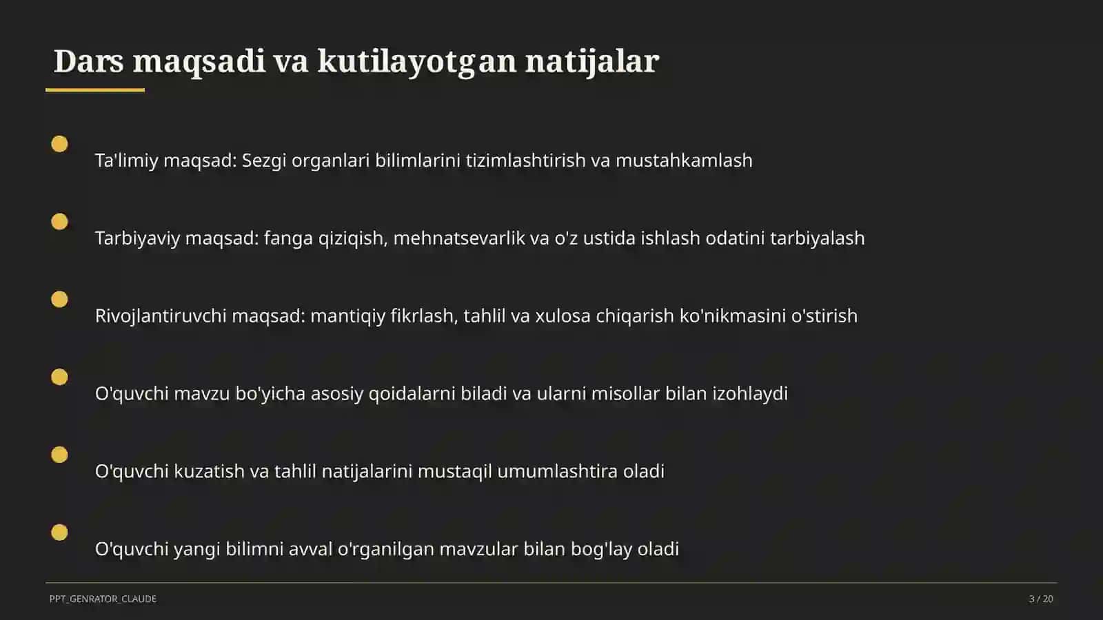 Sezgi organlari (3-sinf) 3