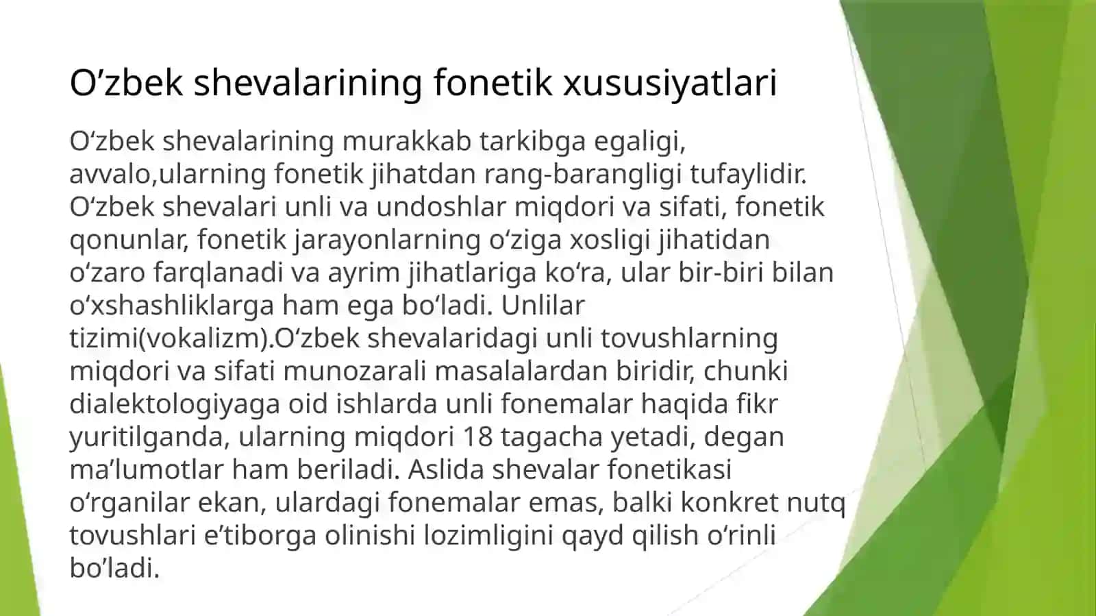 O’zbek shevalarining fonetik, leksik, morfologik va sintaktik tahlili 3