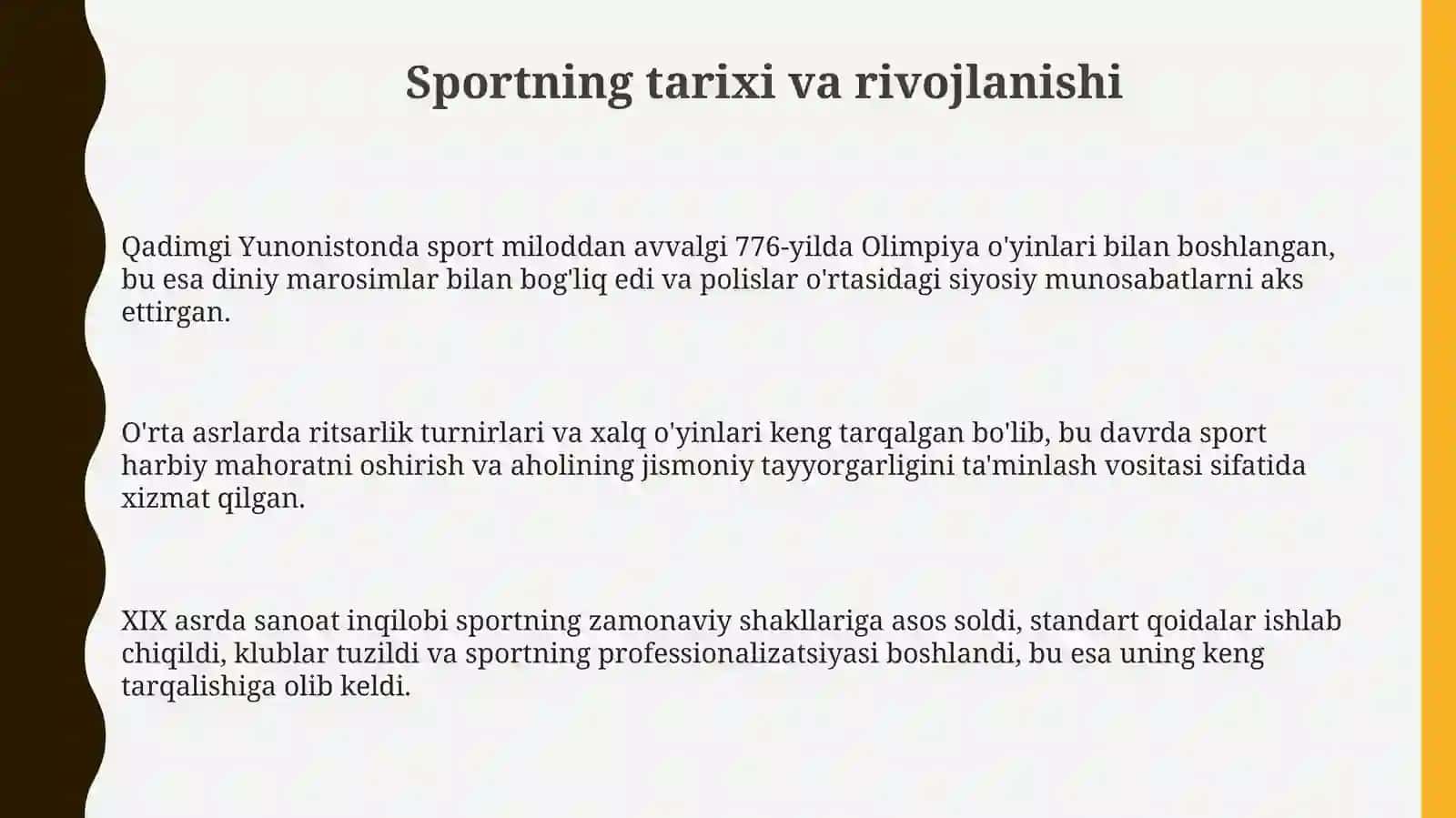 Sport formasi 3
