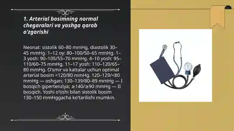 Arterial bosim va puls 3