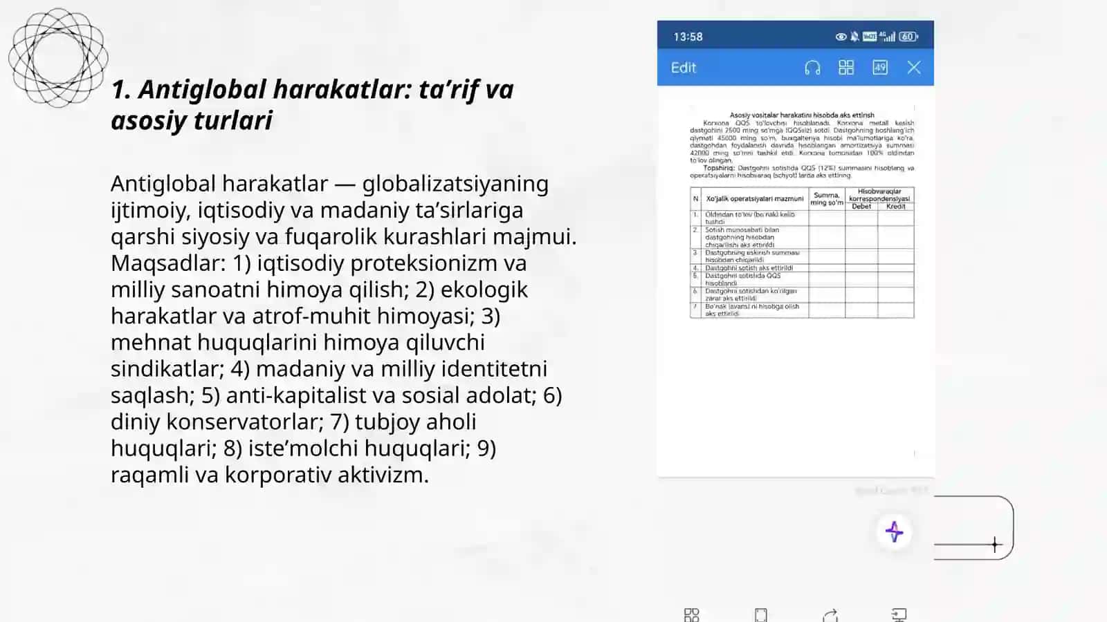 Antiglobal harakatlarning jahon iqtisodiyotidagi o'rni va ahamiyati 3