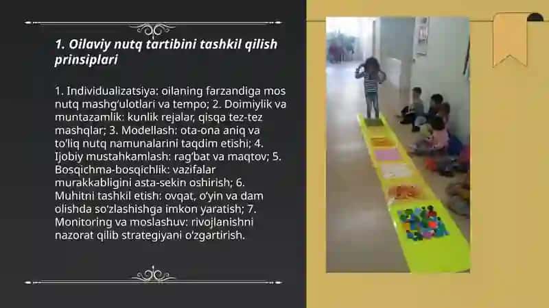 Logopedning oilaga maxsus nutq tartibini tashkil qilishi 3