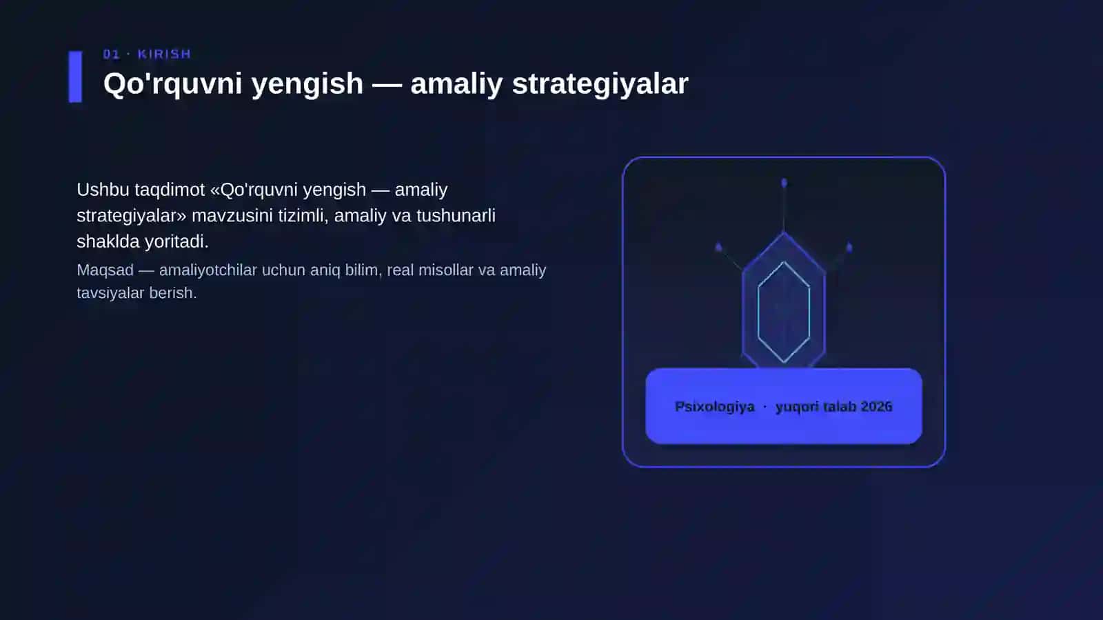 Qo'rquvni yengish — amaliy strategiyalar 3