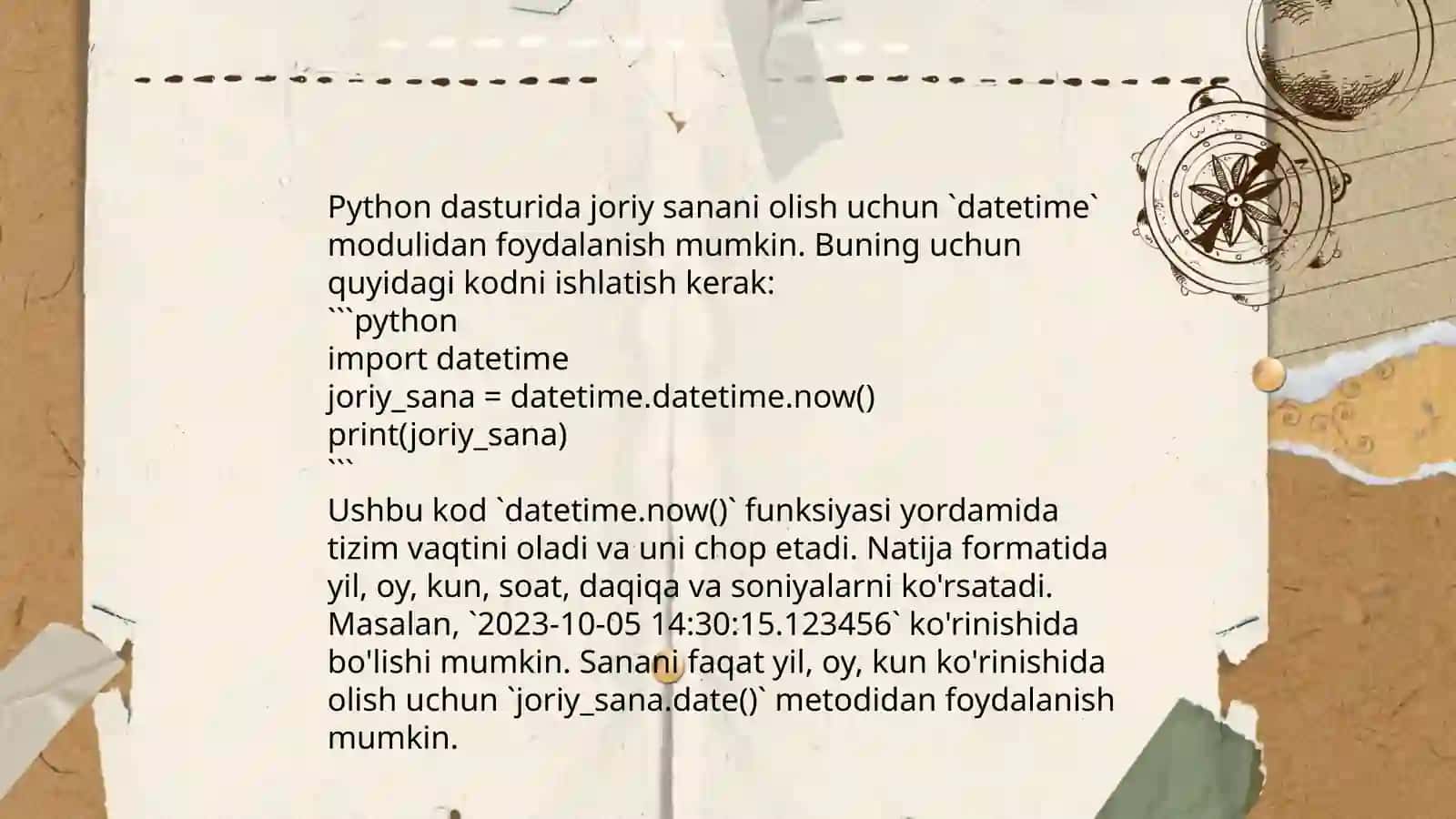 Python Datetime Modullari 3