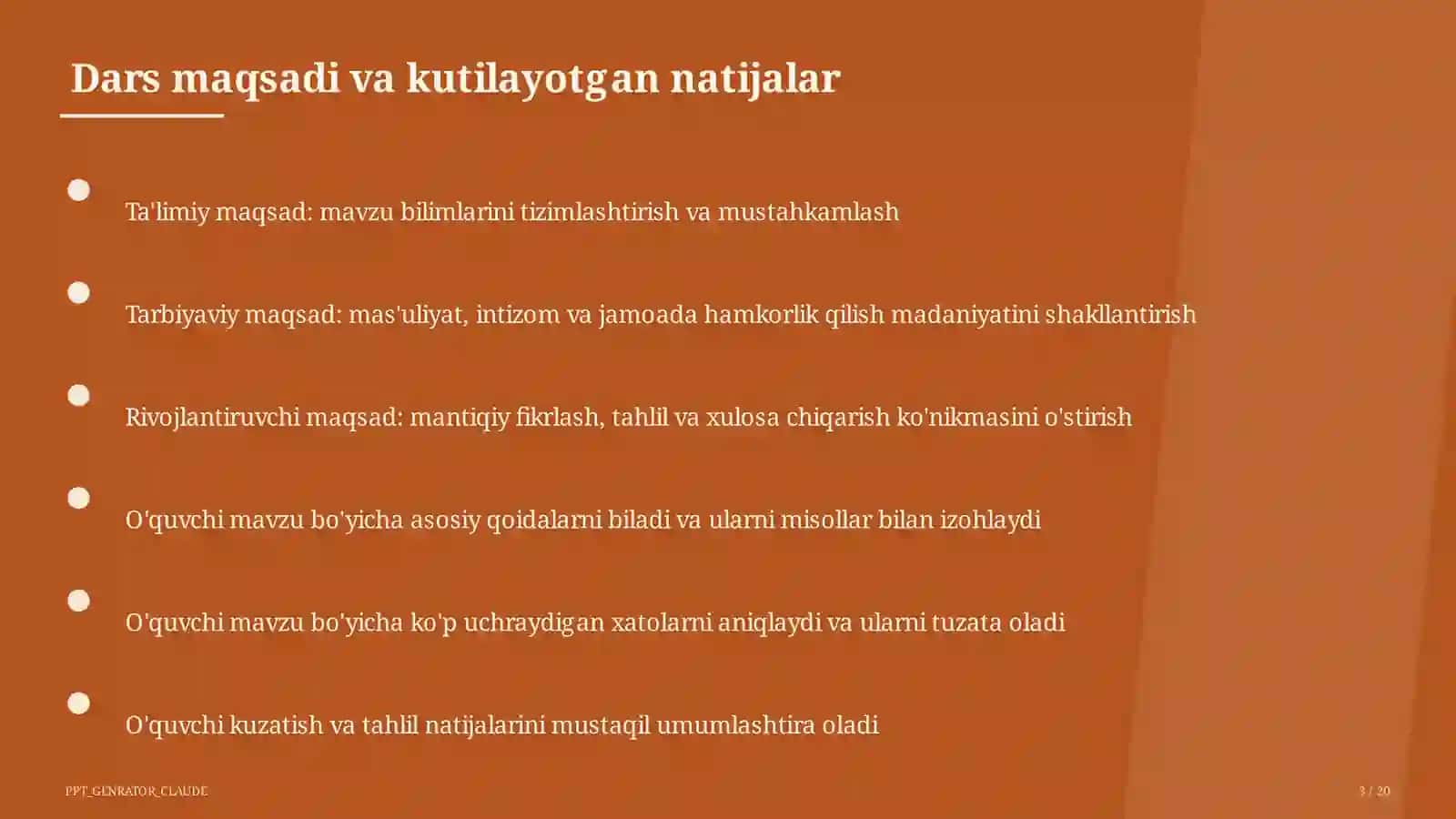 Issiqlik hodisalari: temperatura va ichki energiya (8-sinf) 3