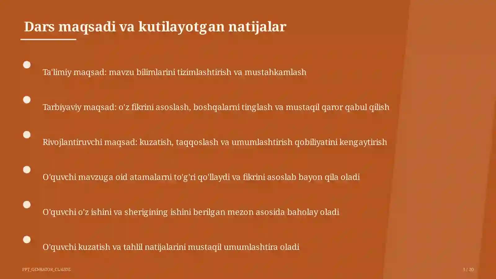 Algoritmlarning turlari: chiziqli, tarmoqlanuvchi, takrorlanuvchi (8-sinf) 3