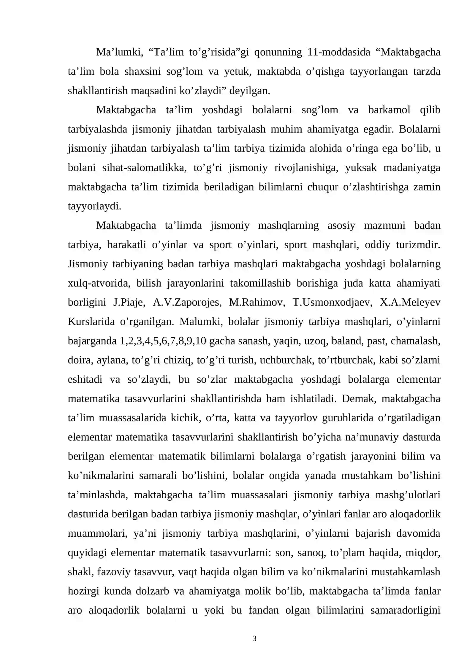 MTT LARIDA MATEMATIKA FAOLIYATLARINI TASHKIL ETISH METODIKASI 3