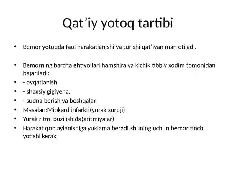 Bemorning individual tartibi 3