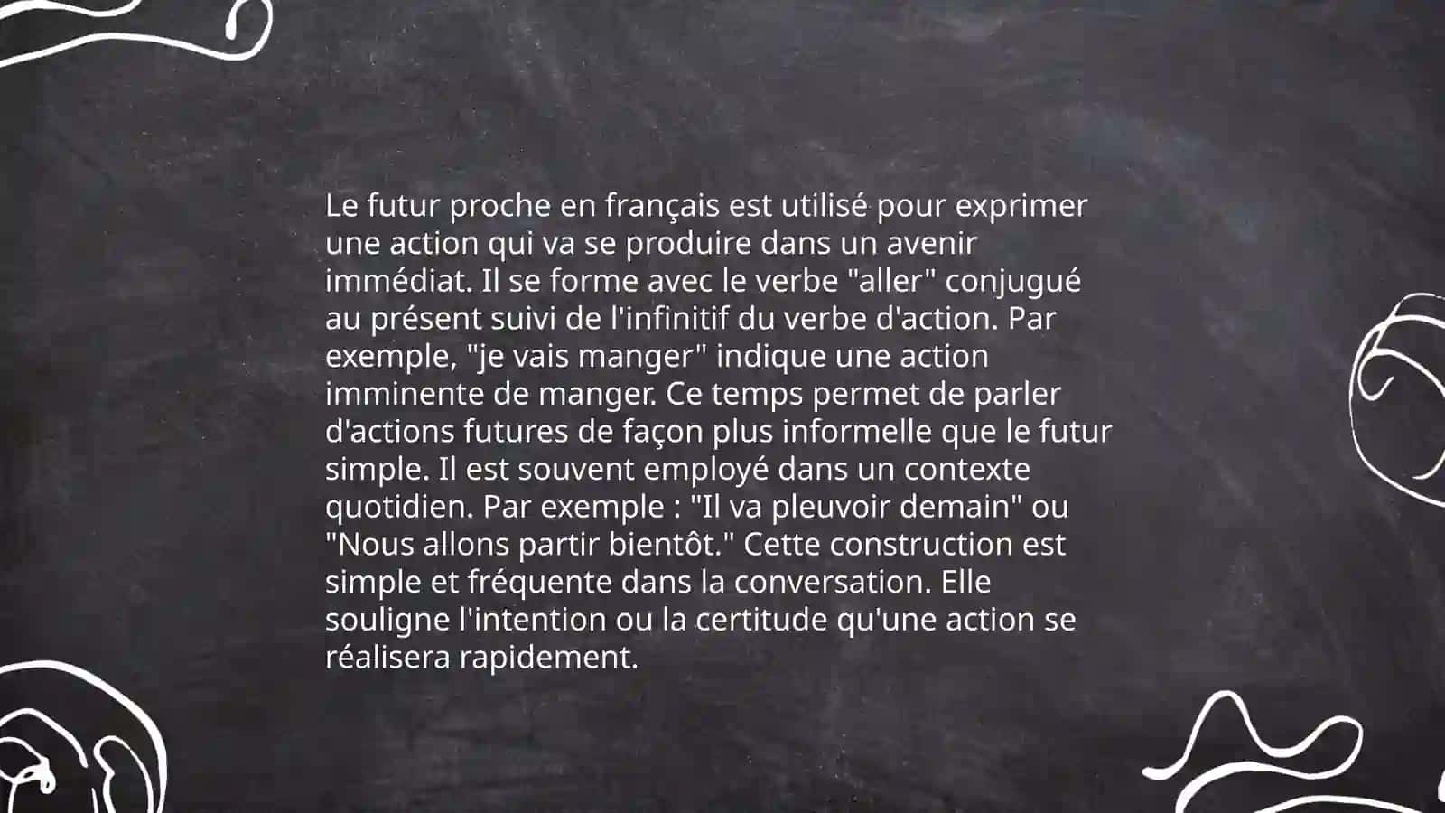 Future proche et passe proche 3
