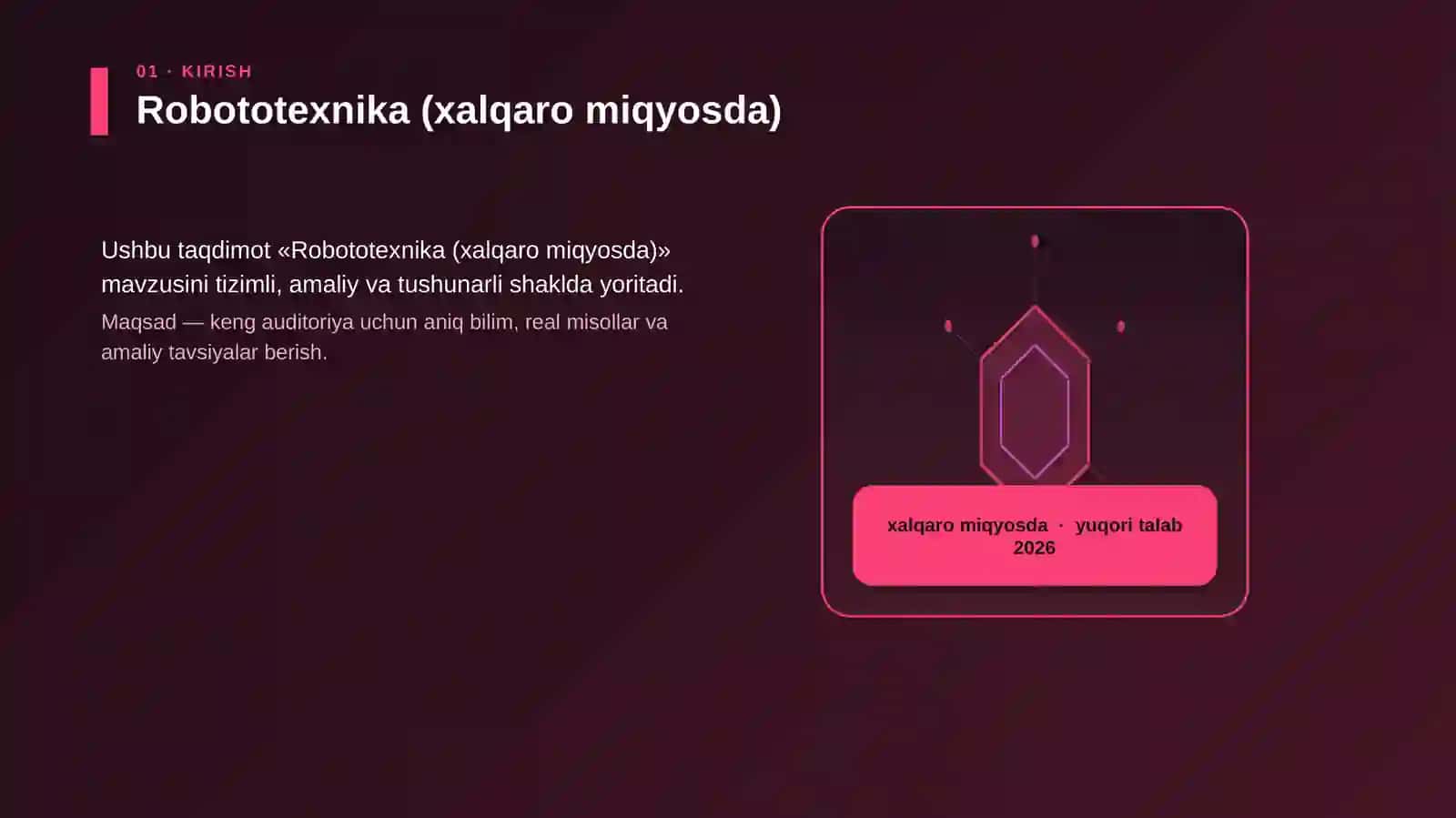 Robototexnika (xalqaro miqyosda) 3