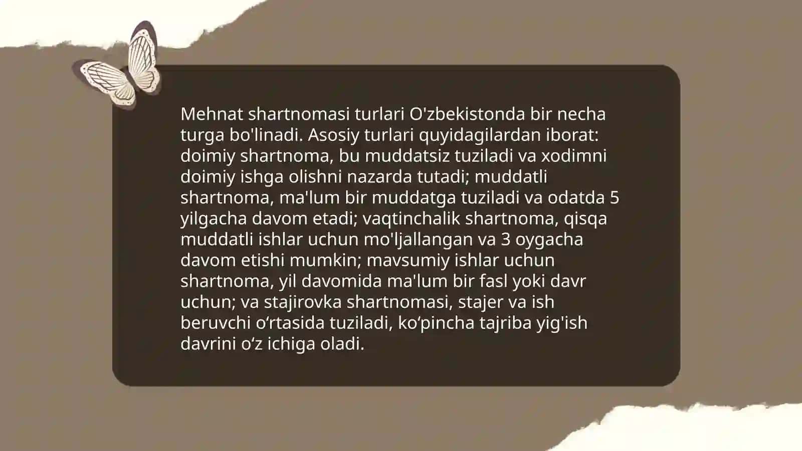 Mehnat shartnomasi turlari 3