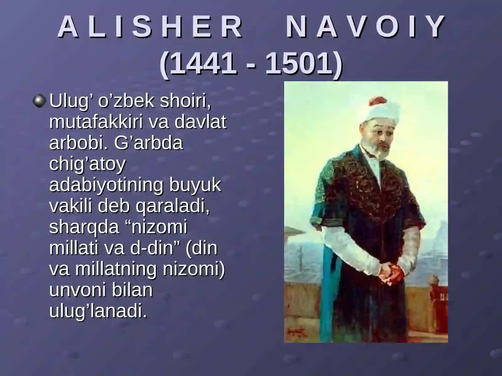 Alisher Navoiy 3