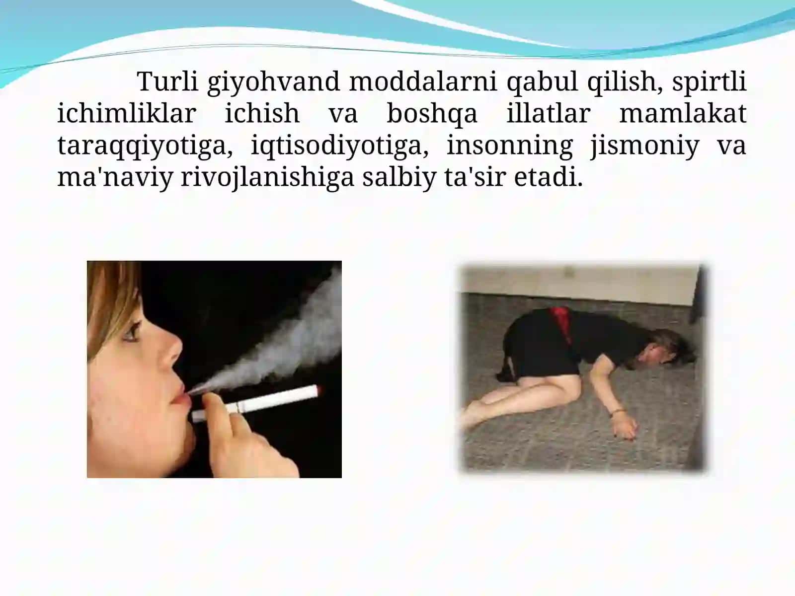 Giyohvandlik va Toksikomaniya 3