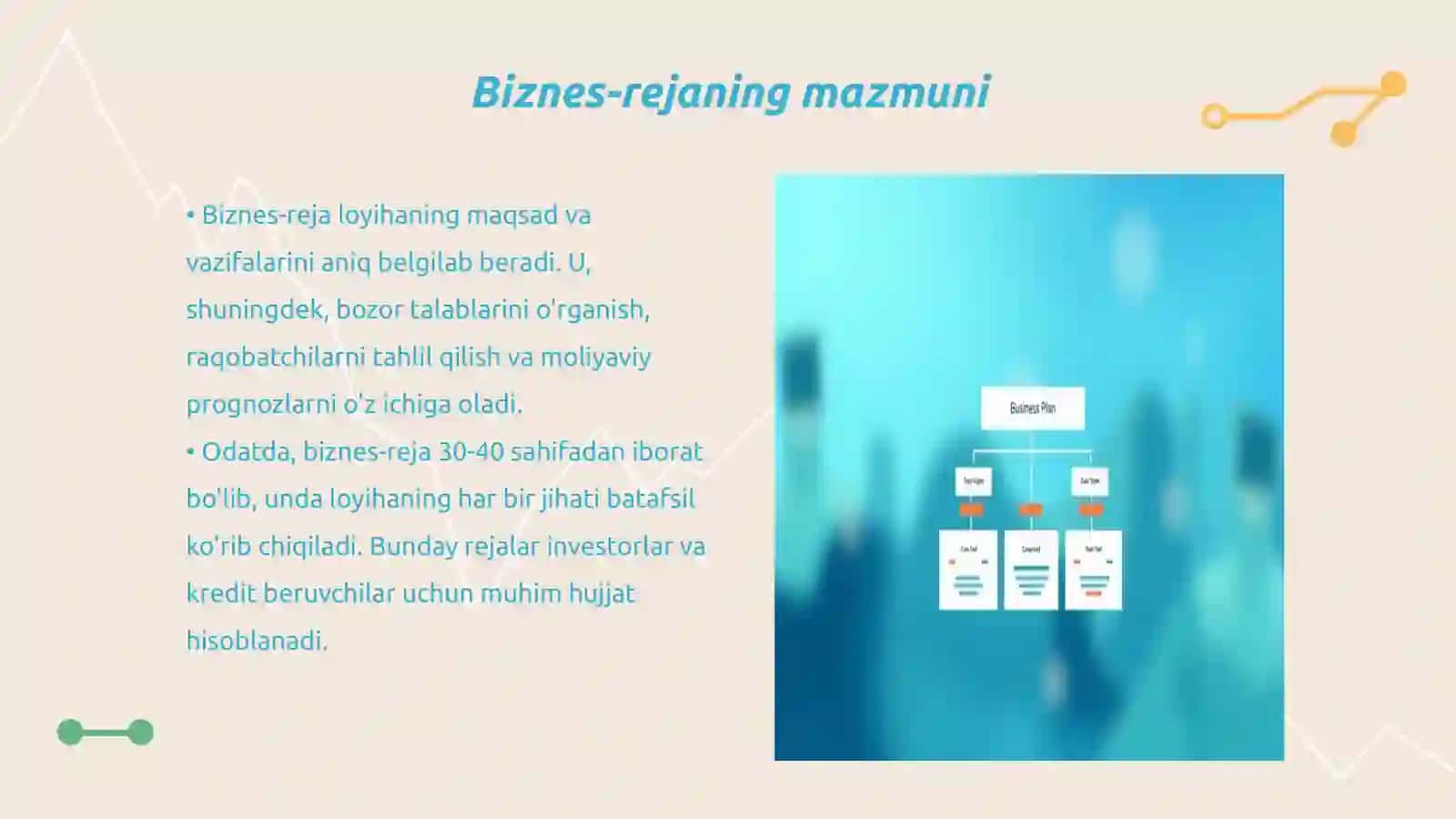 Loyihaning biznes-rejasi va uning tarkibiy tuzilishi 3