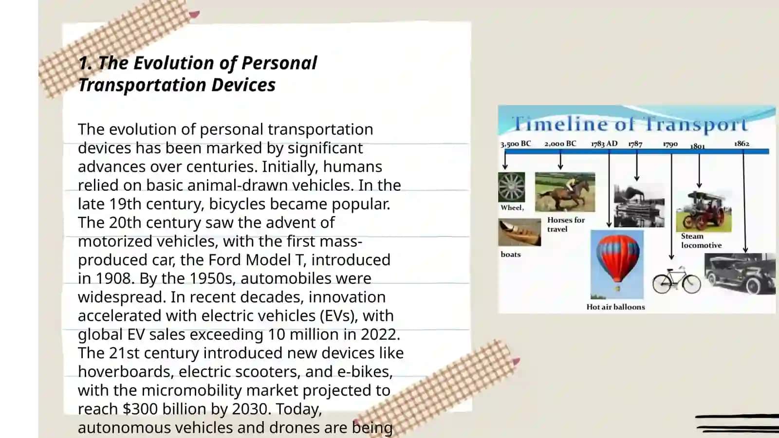 The Evolution of Personal Transportation Devices 3