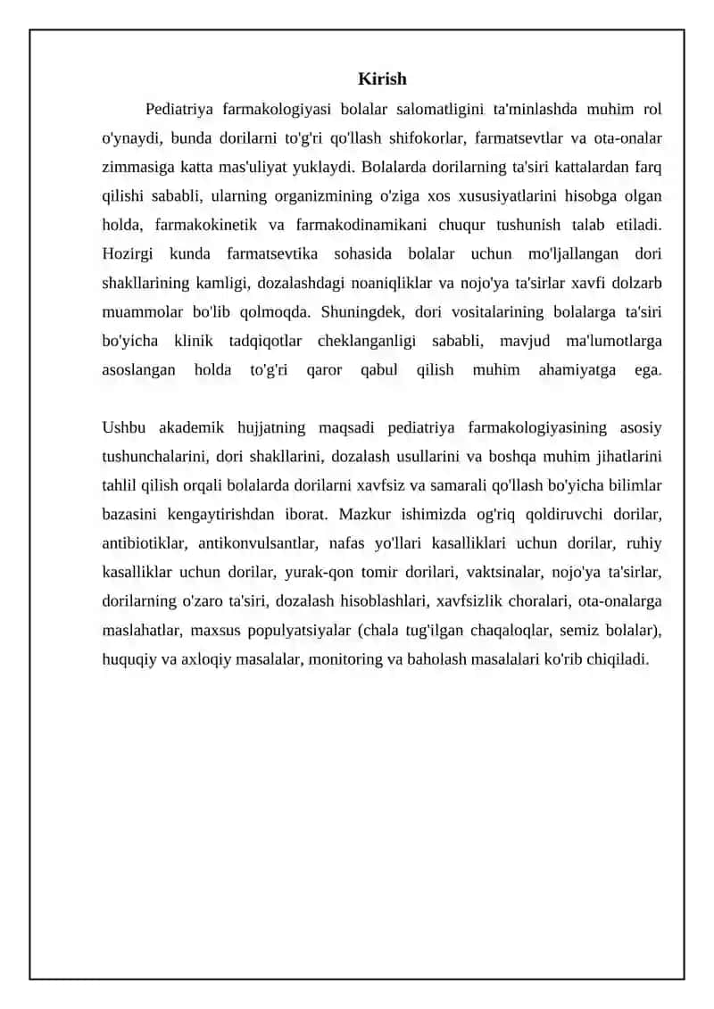 Pediatriya Farmakologiyasi 3