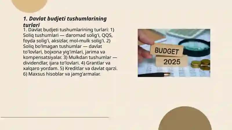 Davlat budjeti va davlat maqsadli jamg'armalari budjetlari pul mablag'lari tarkibi 3