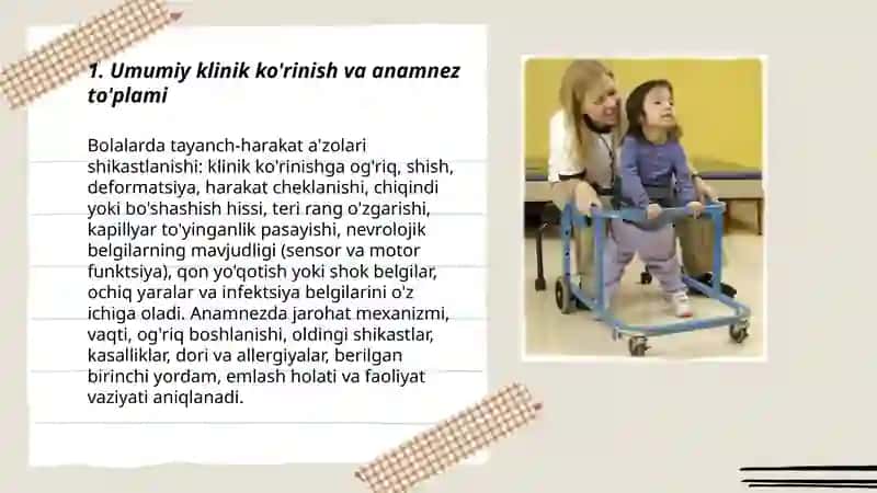 Tayanch-harakat a'zolari shikastlangan bolalar tavsifi 3