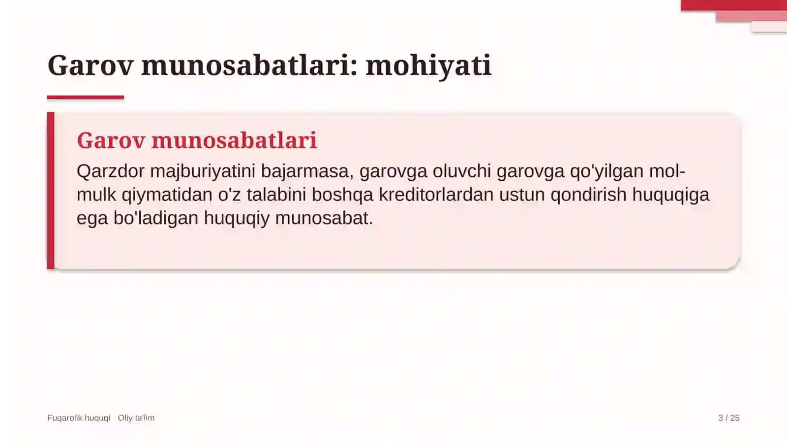 Konserva zavodlarida garov munosabatlari 3