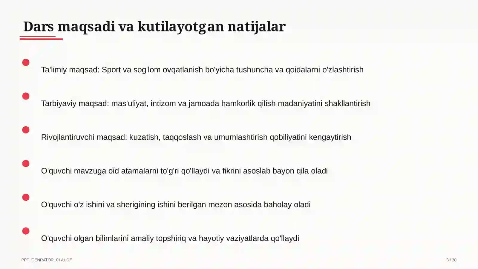 Sport va sog'lom ovqatlanish (8-sinf) 3
