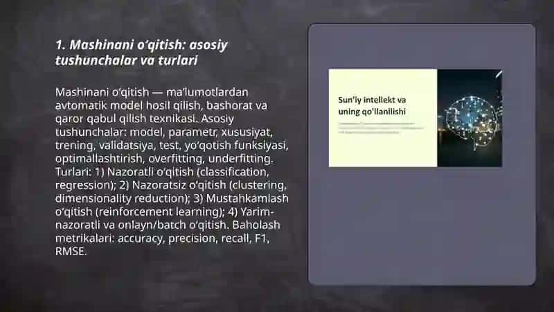 Sun'iy intellekt (AL) 3