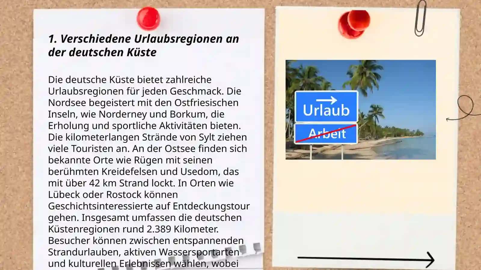 Verschiedene Urlaubsregionen an der deutschen Küste 3