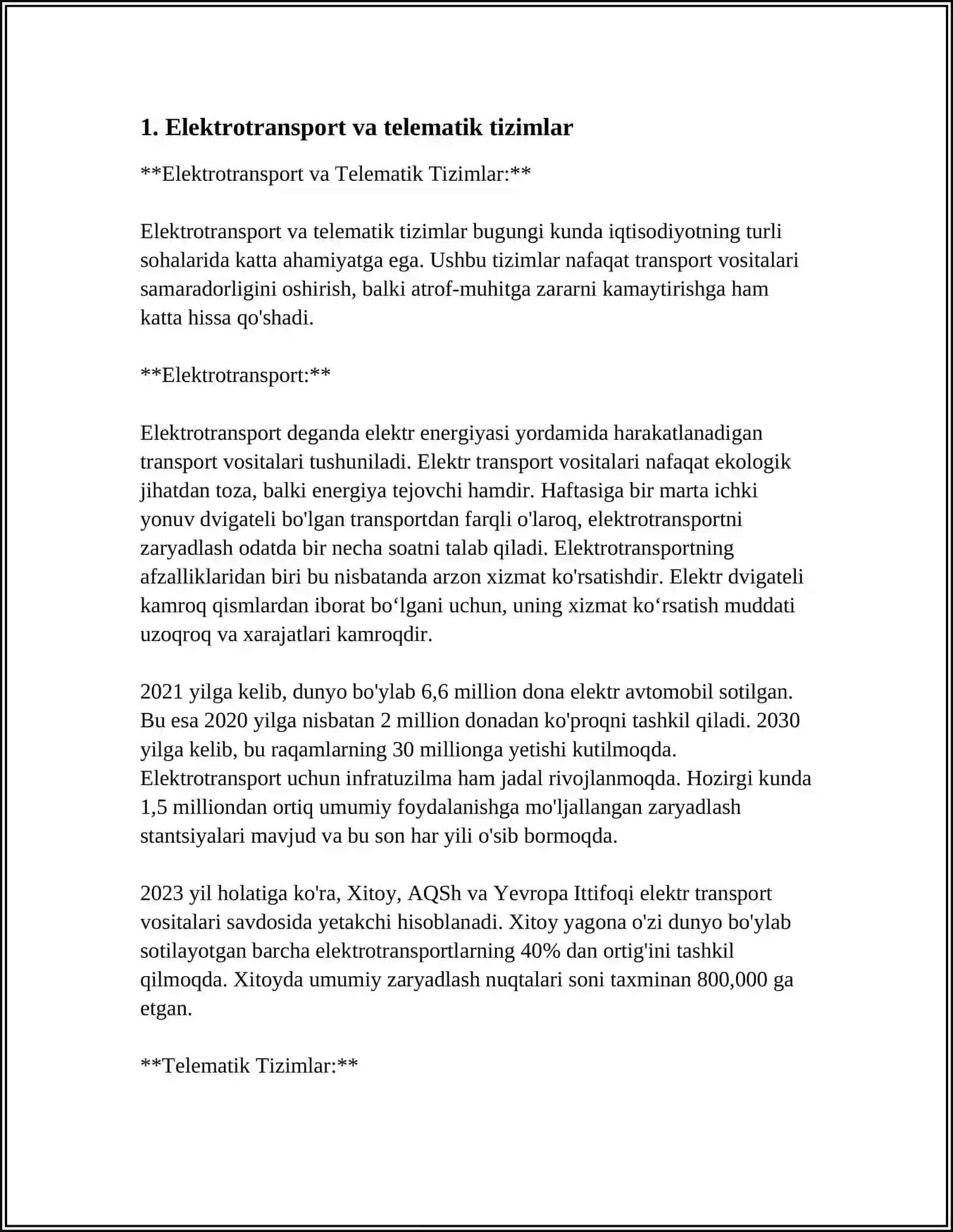 ELEKTROMOBILLARDA TELEMATIK TIZIMLAR 3