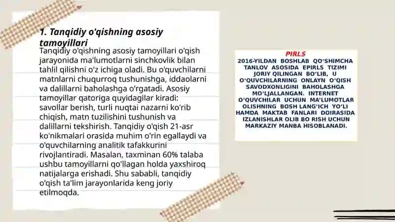 Tanqidiy O'qishning Asosiy Tamoyillari 3
