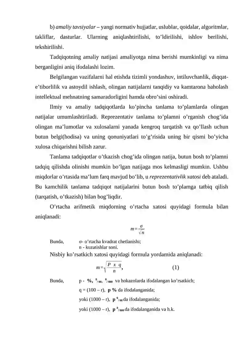 ILMIY-TADQIQOT XULOSALARINI SHAKLLANTIRISH VA SAMARADORLIGINI BAHOLASH 3