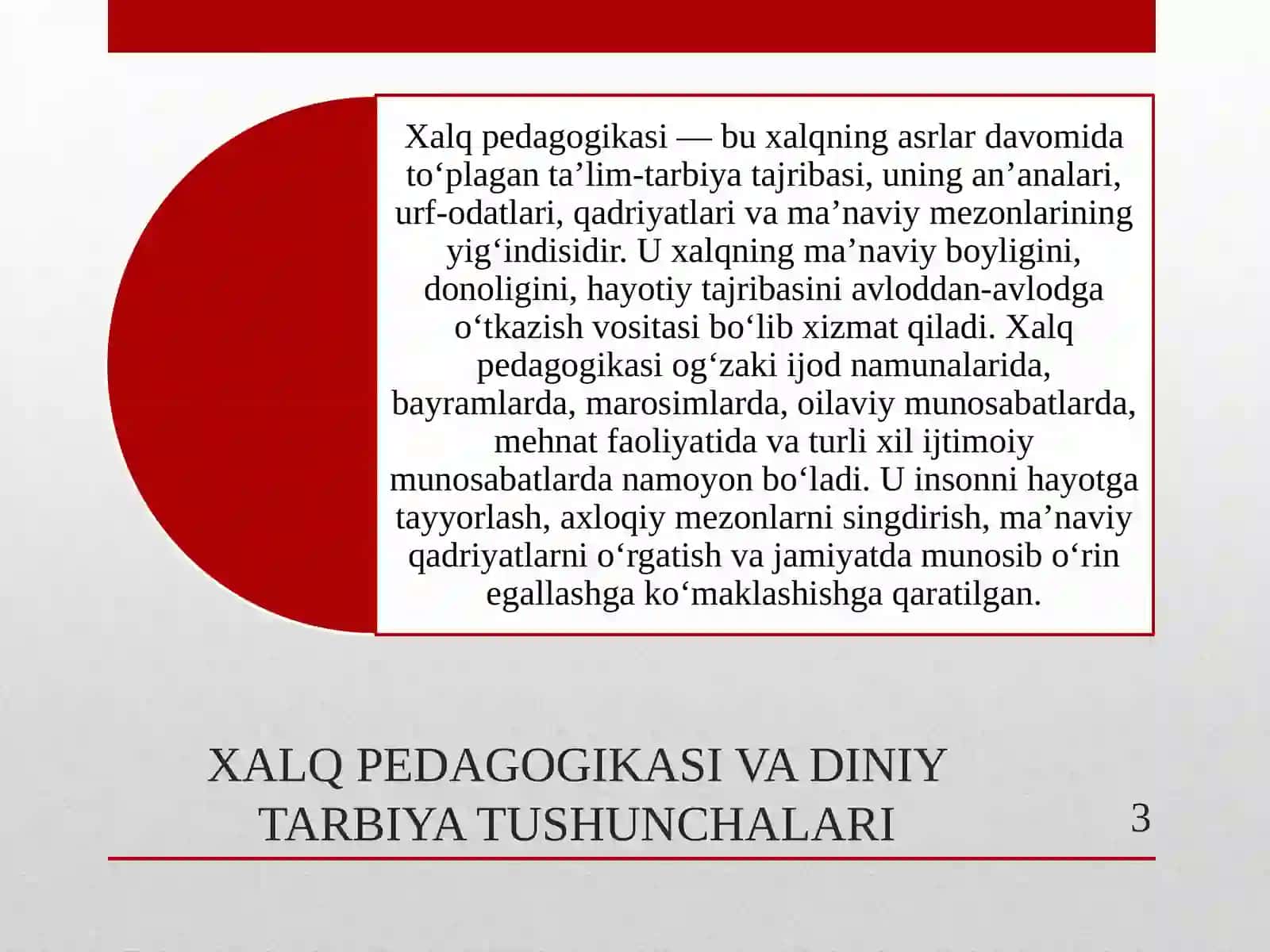 XALQ PEDAGOGIKASIDA DINIY TARBIYANING O‘RNI 3