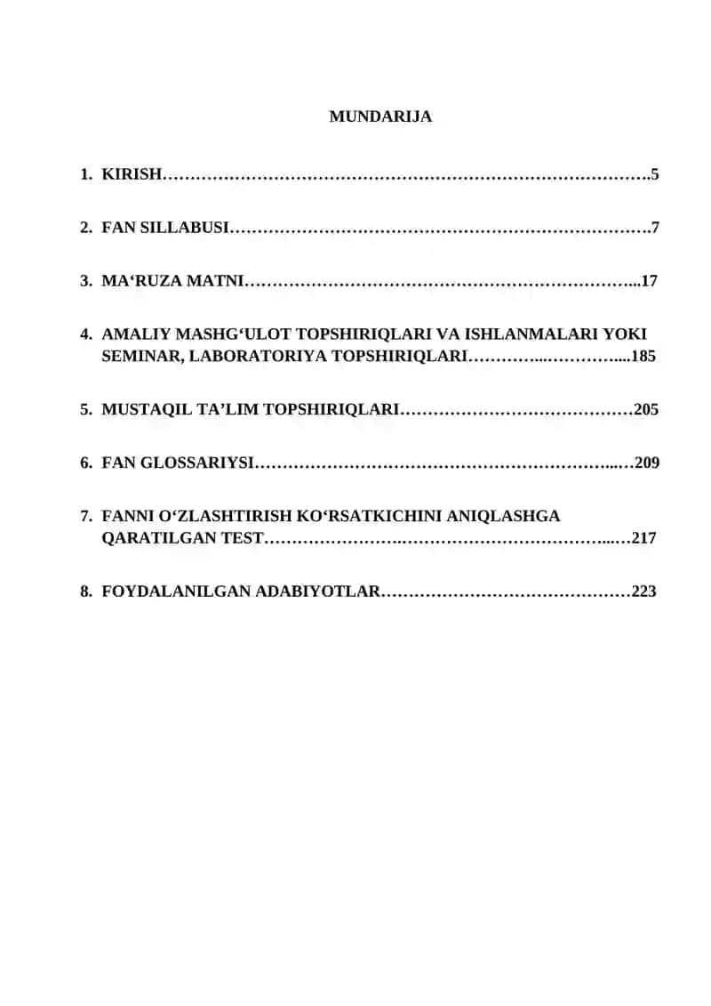 Psixologiya fanidan o’quv-uslubiy majmua 3