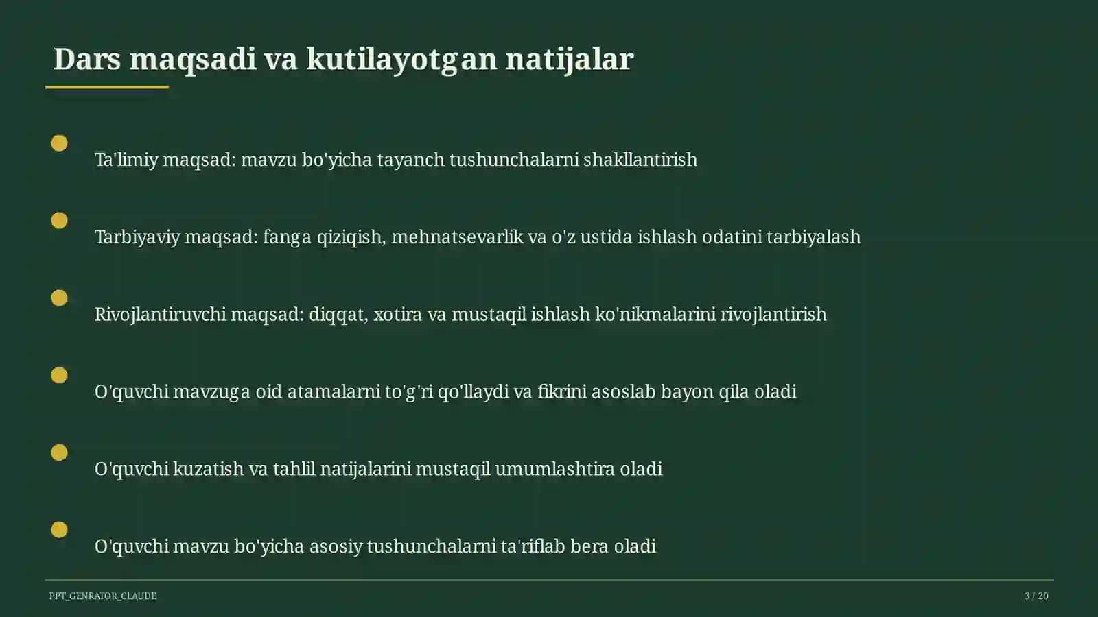 Mulk huquqi va intellektual mulk (11-sinf) 3