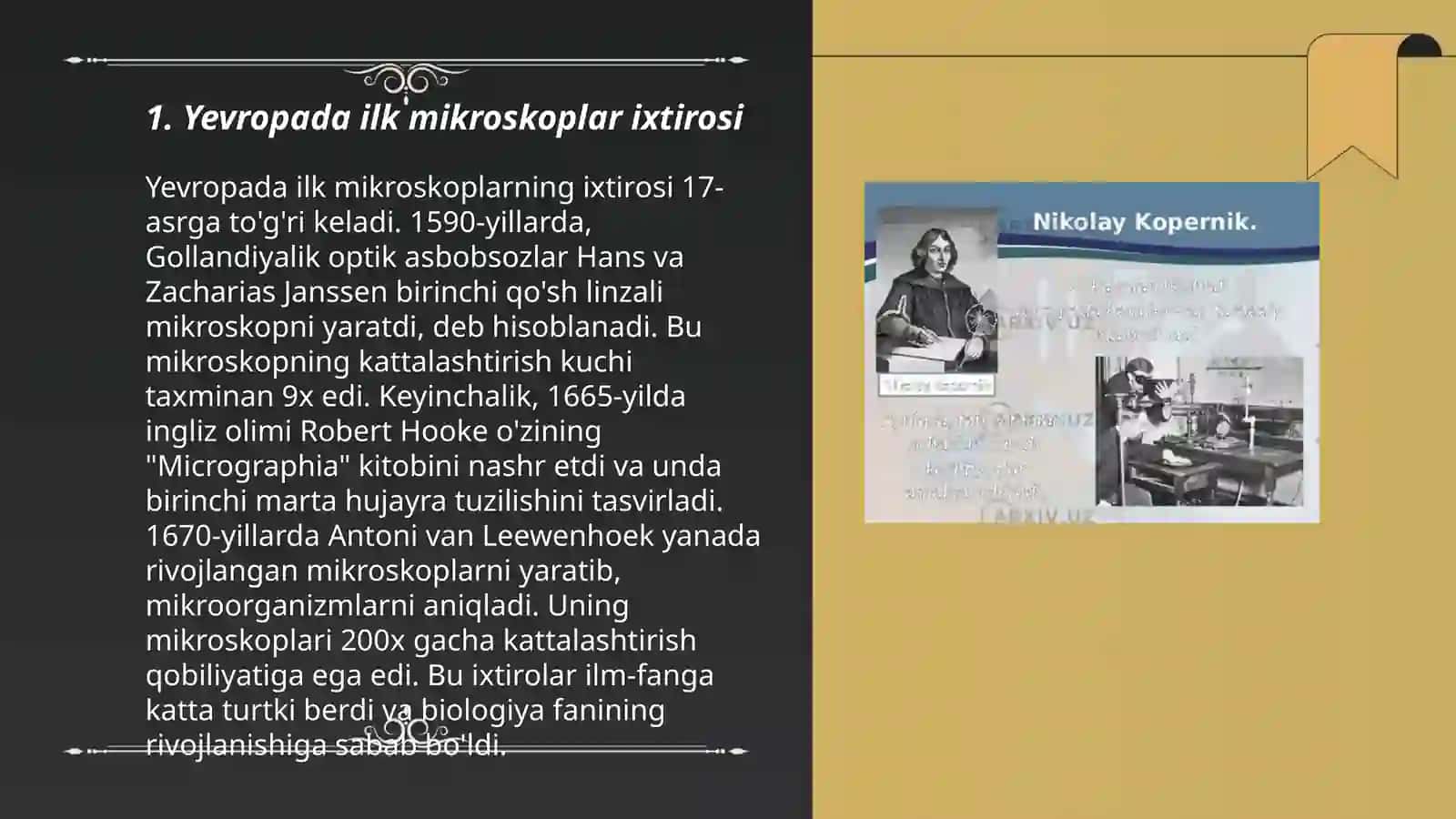 Yevropada ilmfan Kashfiyotlari 3