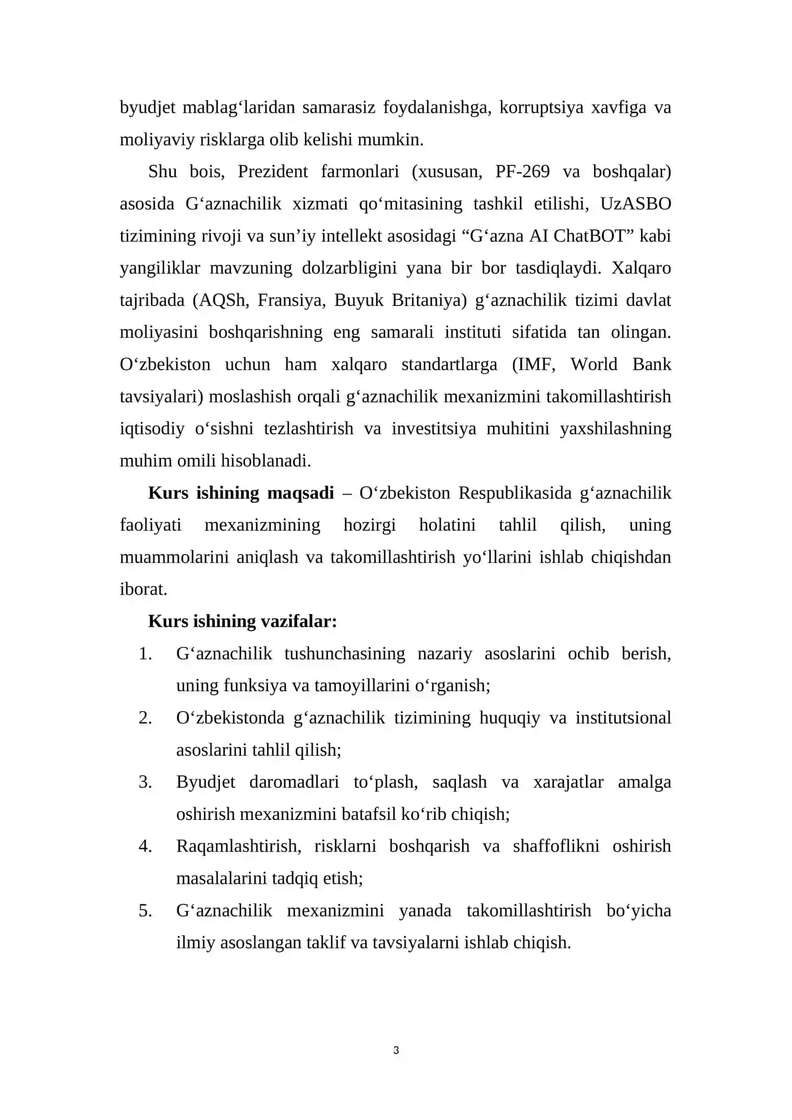 G‘aznachilik faoliyatining tashkiliy-huquqiy asoslari va amaliyoti 3
