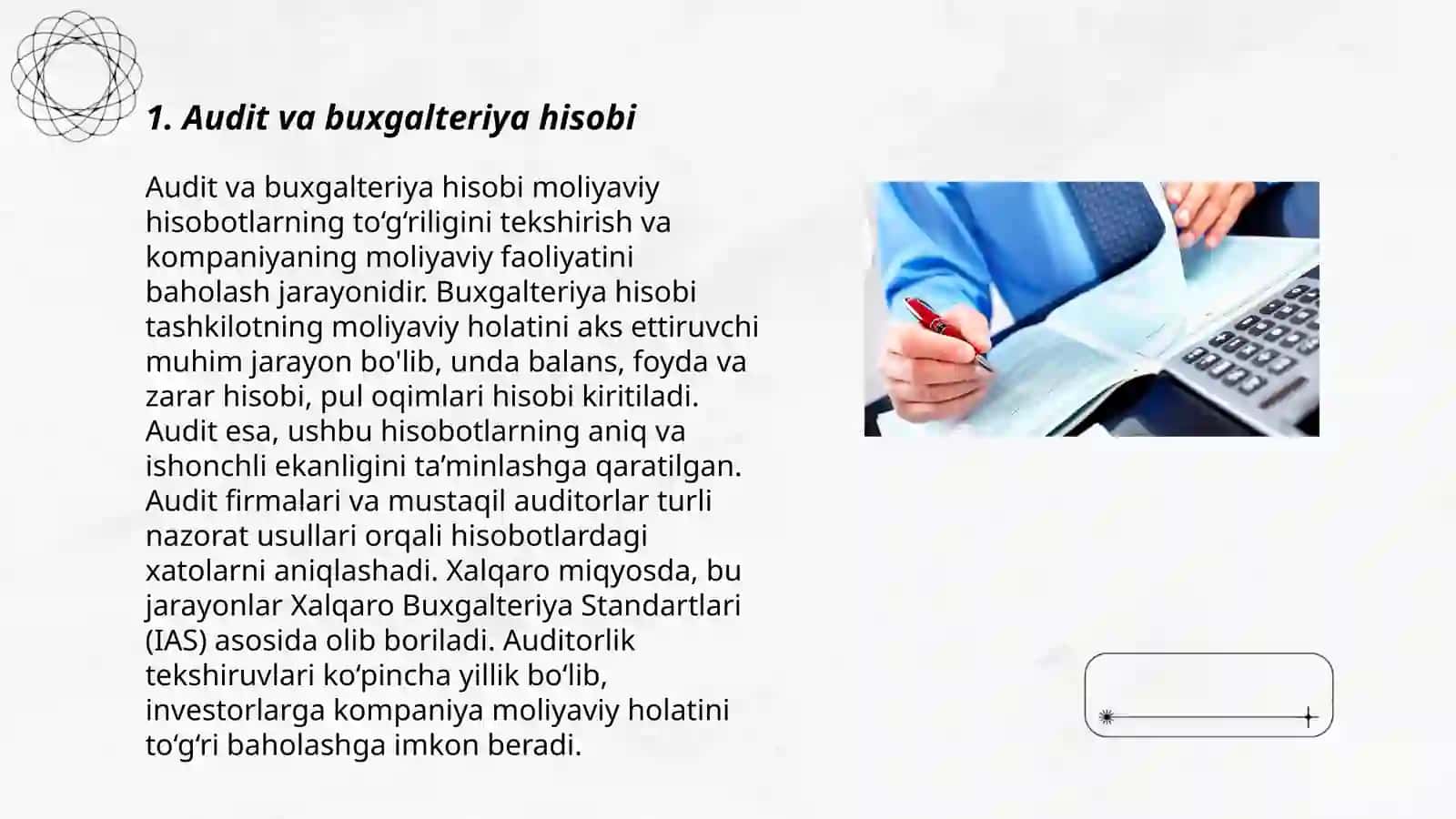 Audit va buxgalteriya hisobi 3