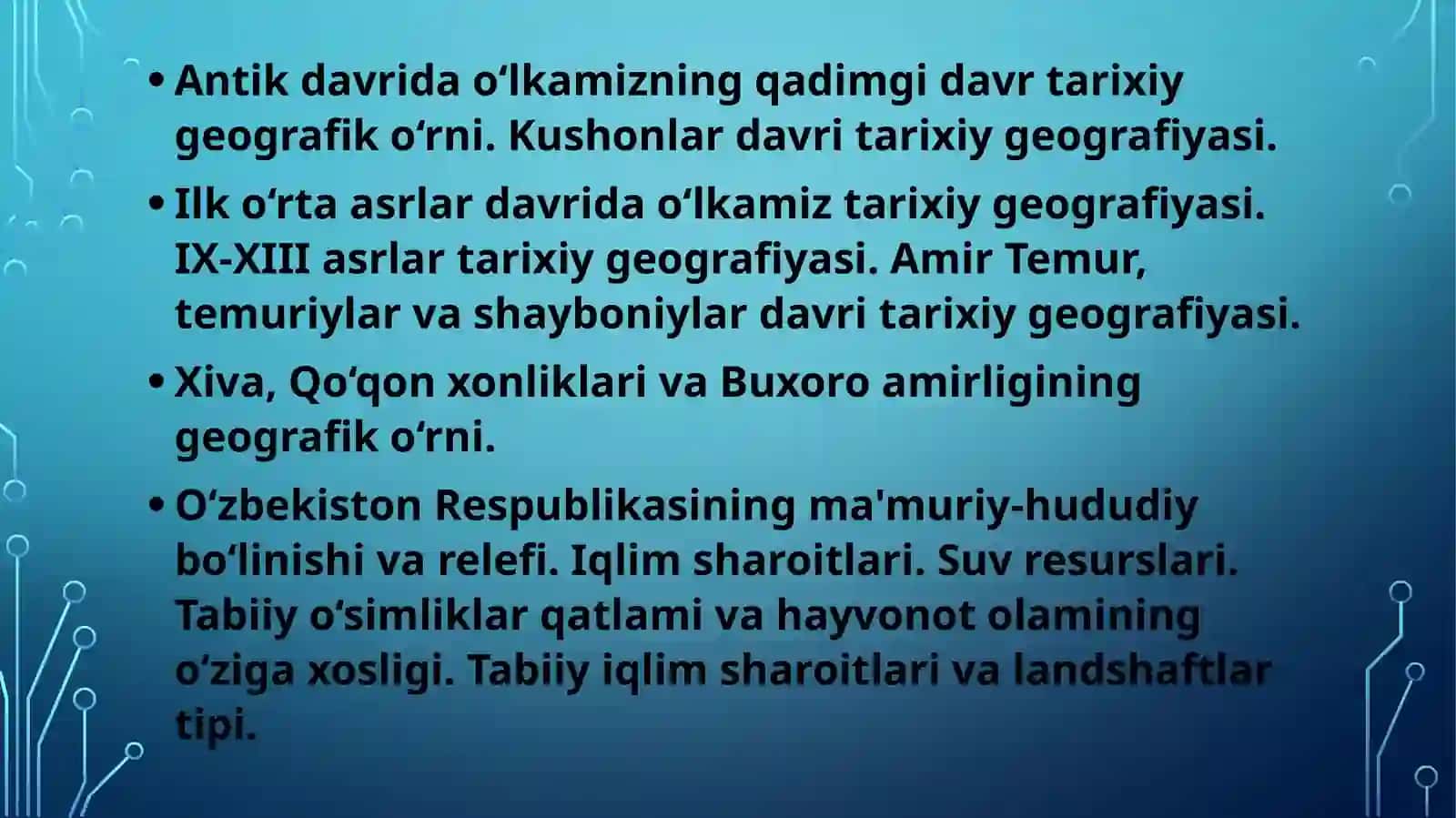O‘lkashunoslikfanining shakllanishi va rivojlanishi 3