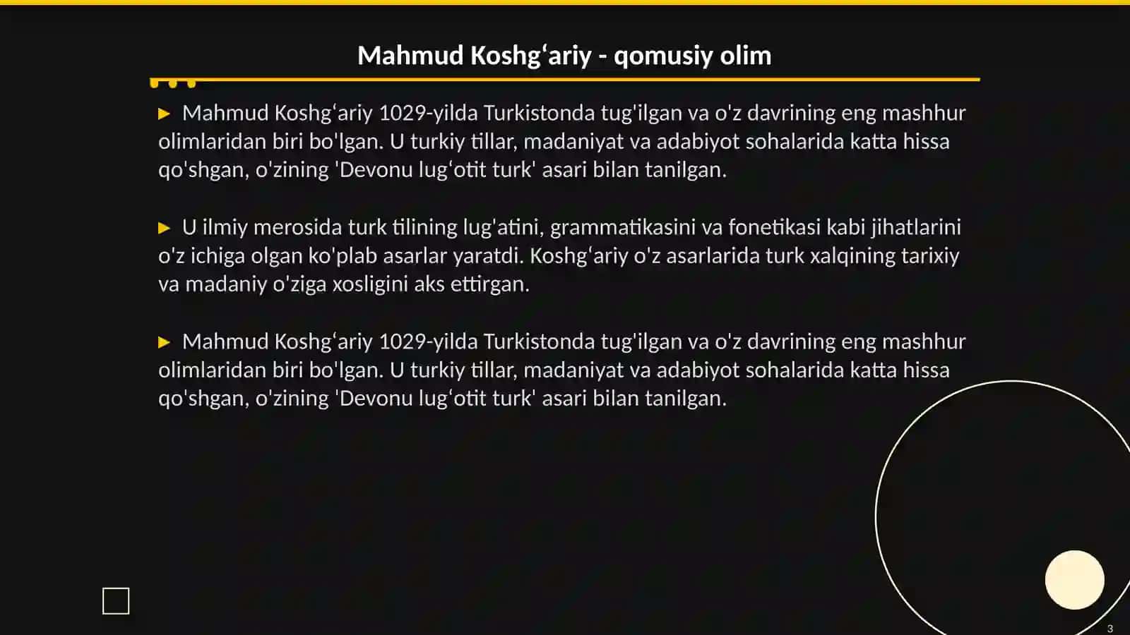 "Devonu lugʻotit turk"ning tuzilishi. Devonu lugʻotit turkdagi etnonimlar 3
