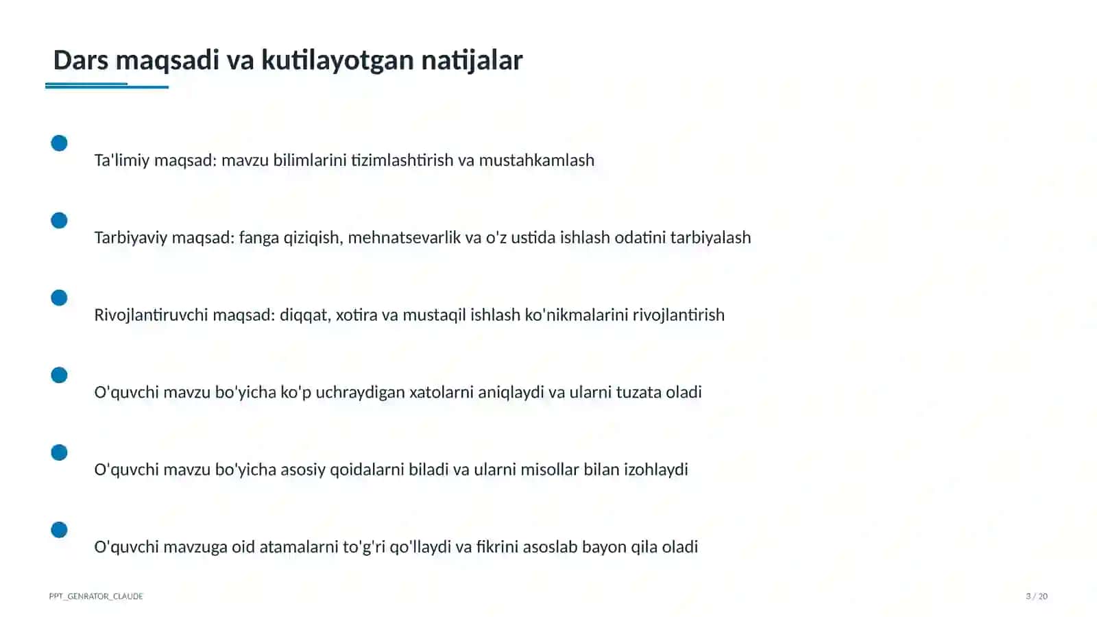 Ochiq ta'lim resurslari (OER) dan foydalanish 3