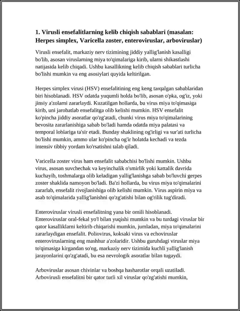 ENSEFALIT KELIB CHIQISH SABABLARI VA ASORATLARI HAQIDA 3