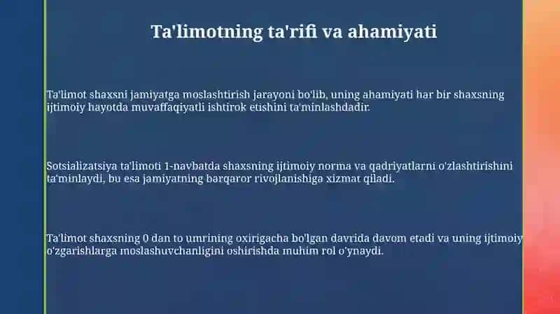 Tarbiyachi shaxsida ijtimoiylashtirishga oid kasbiy kompotentlikni rivojlantirish 3
