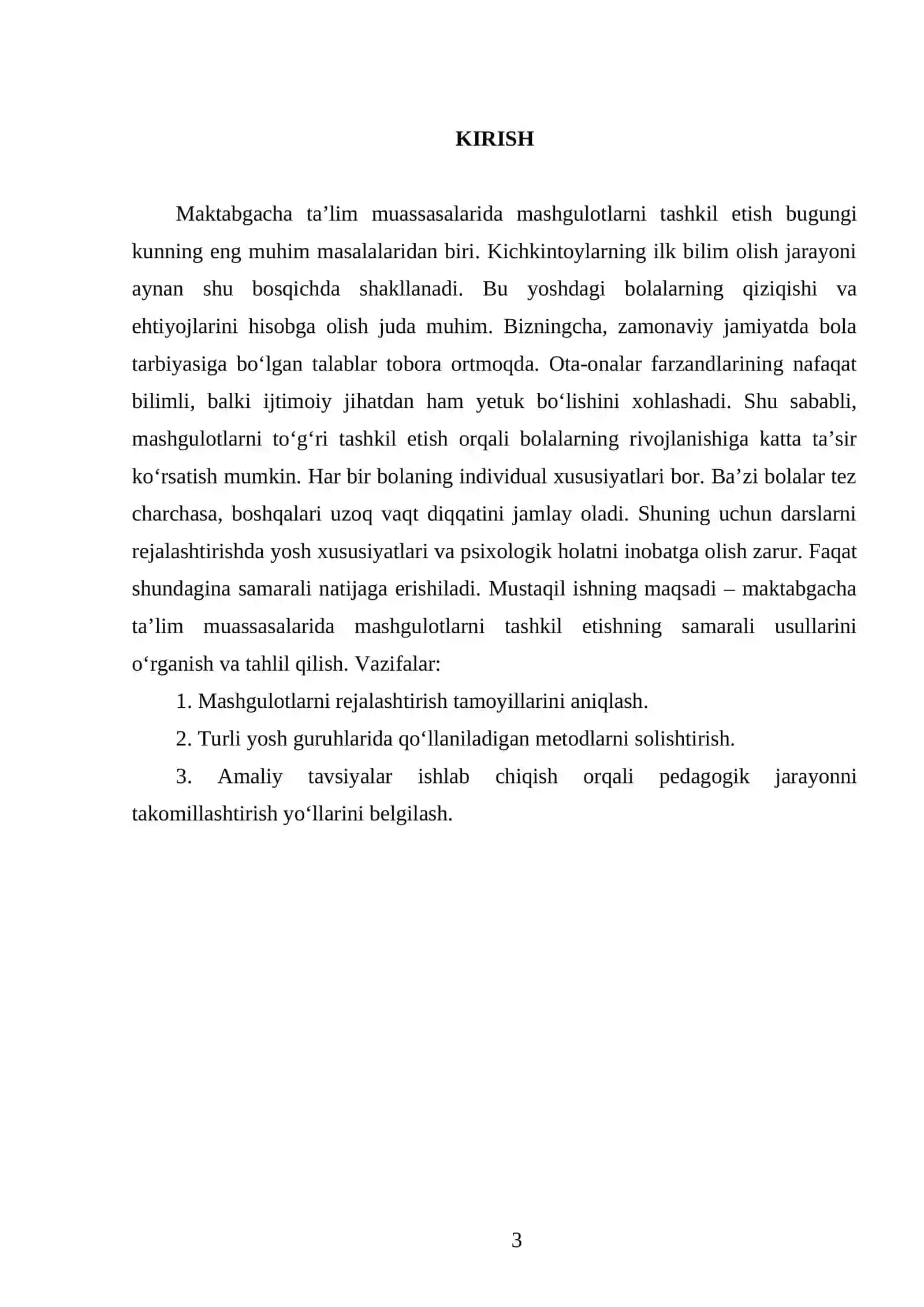 Maktabgacha ta’lim muassasalarida mashgulotlarni tashkil etish 3
