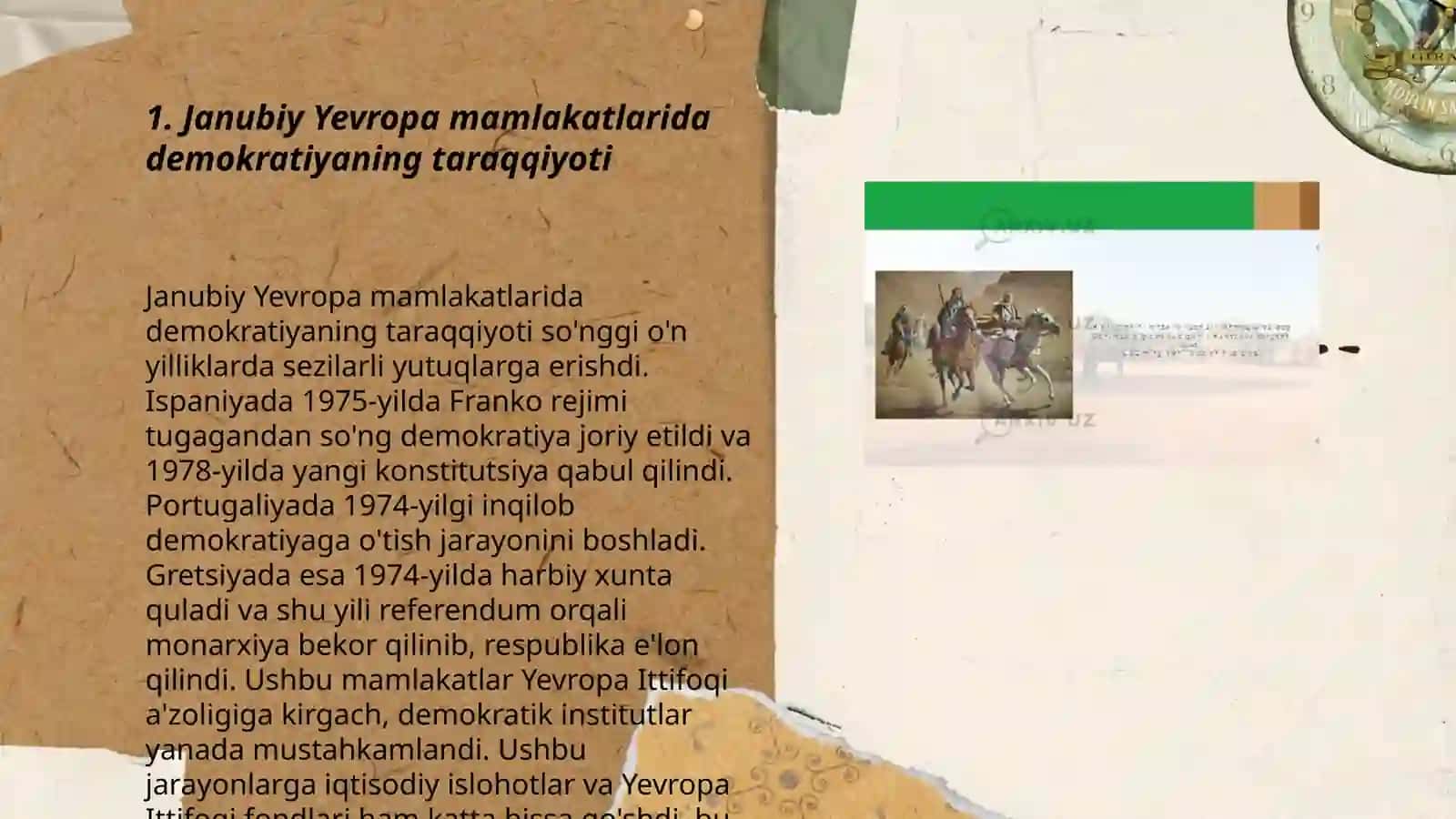Janubiy va Shimoliy Yevropa mamlakatlari:diktatura va demokratiya 3