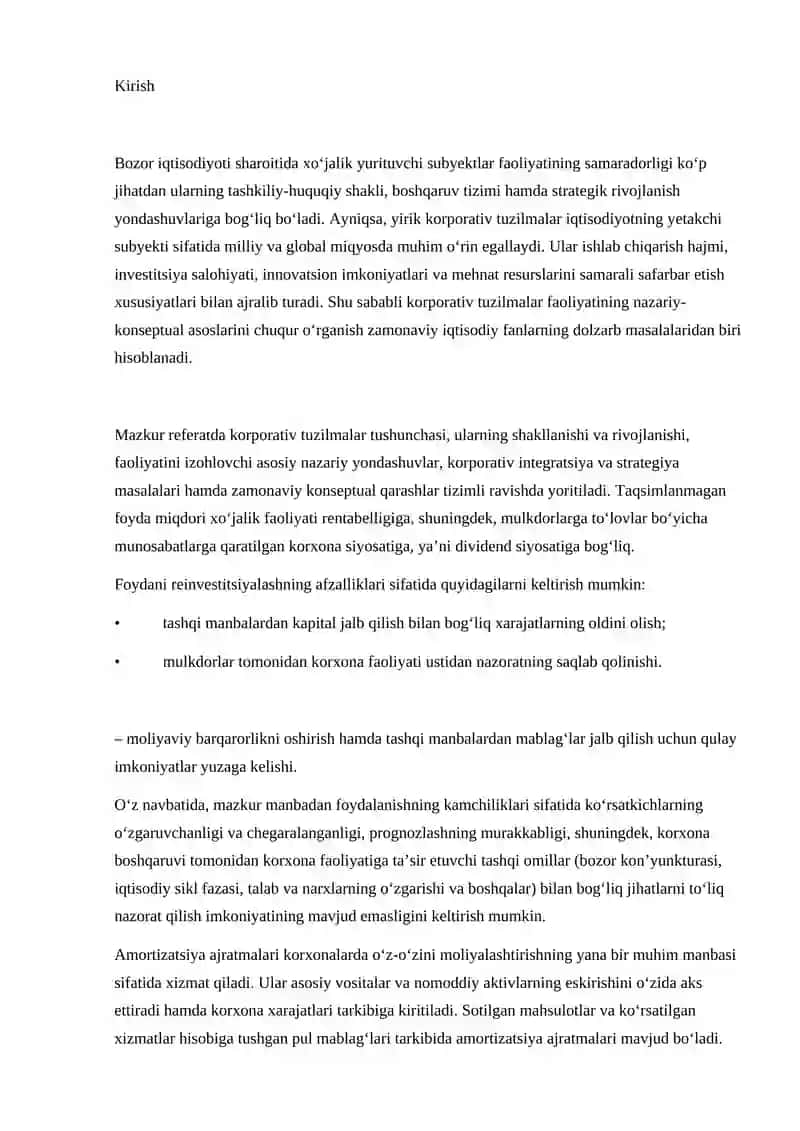 Korporativ tuzilmalar faoliyatining nazariy konseptual asoslari 3