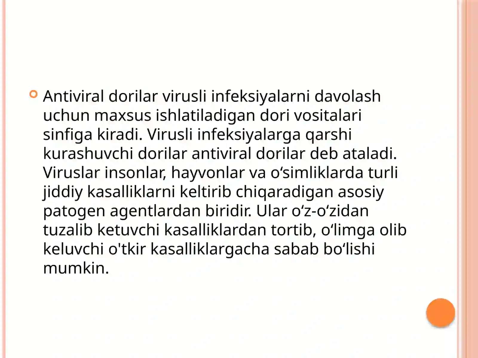 Viruslarga qarshi dorilarning ta'sir mexanizmi 3