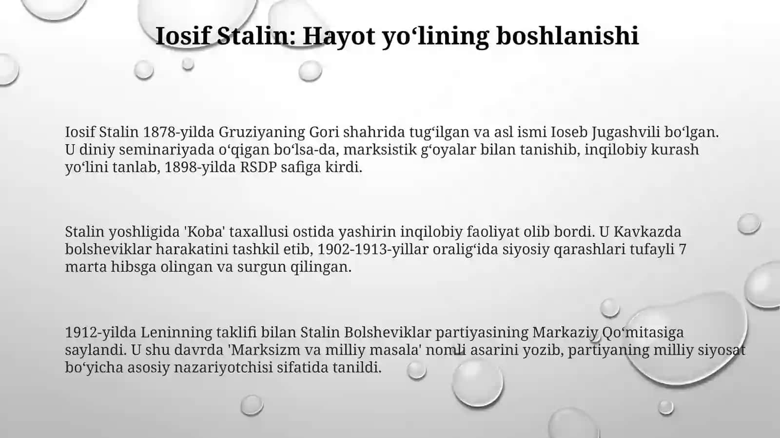 Stalinning siyosiy portreti 3