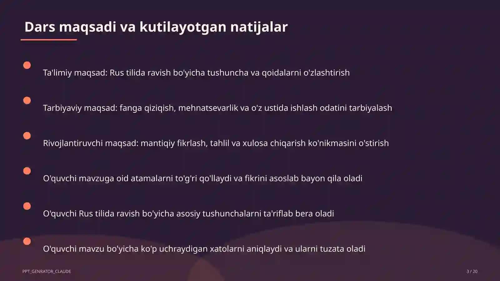 Rus tilida ravish (7-sinf) 3